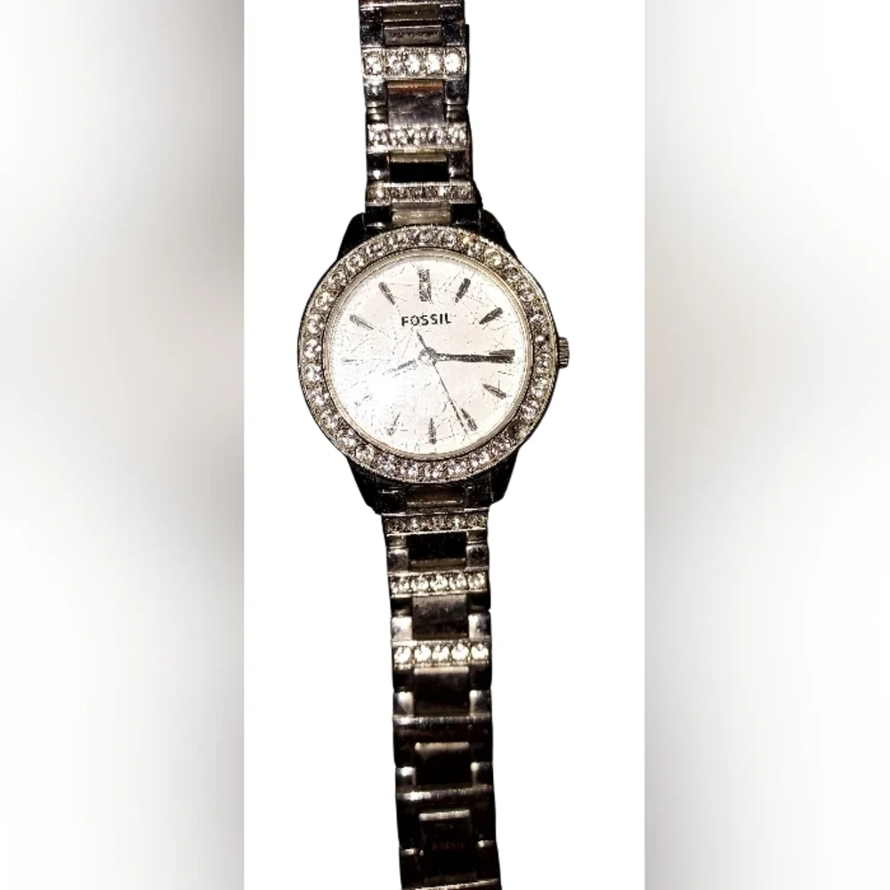 Fossil Jesse ES2362 Womens Stainless Steel Silver Analog Dial Quartz